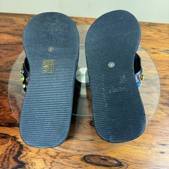 Jeffrey Campbell Iconics Flip Flop in black multi - Picture 15 of 15